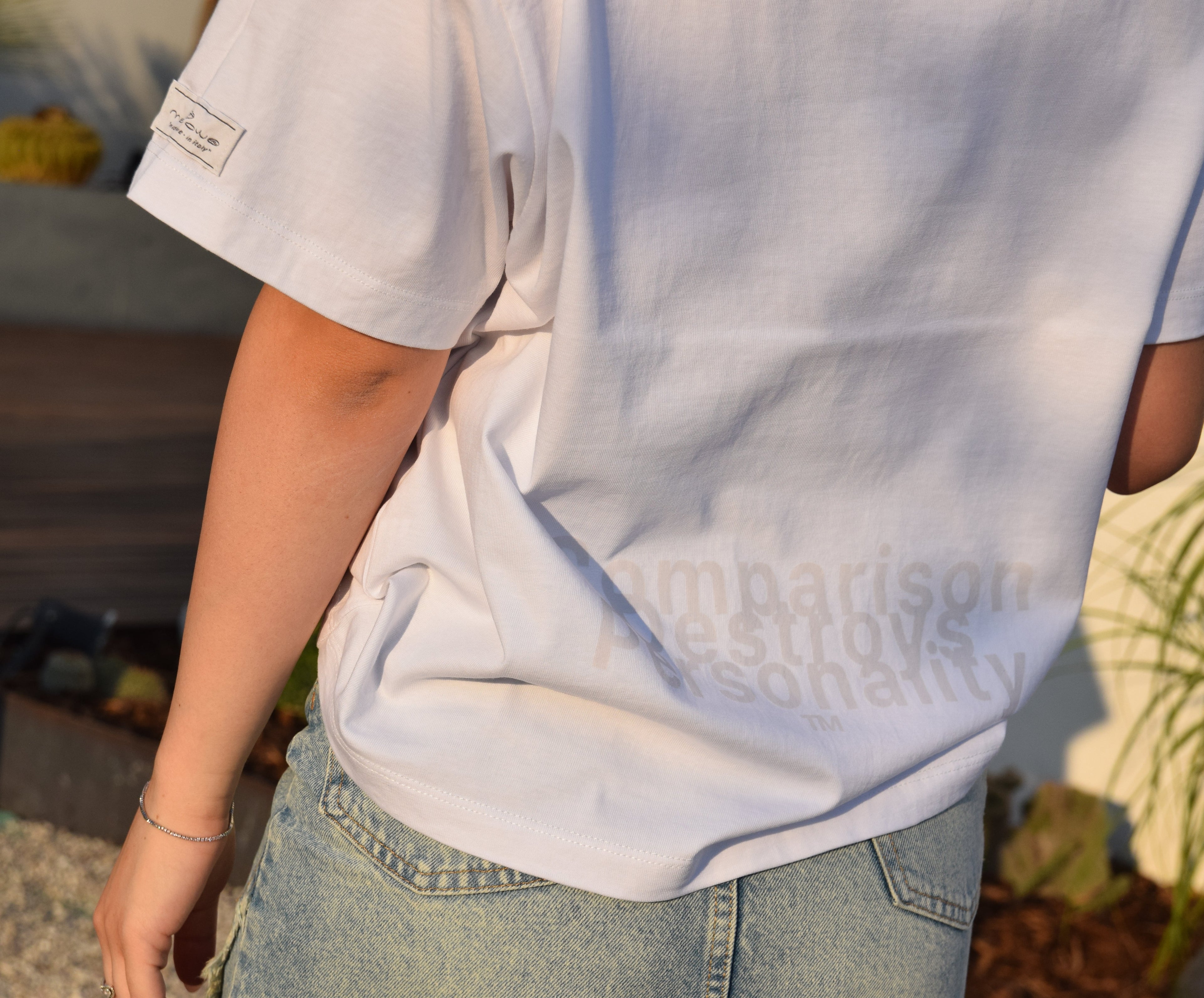 M/CDP White Tee
