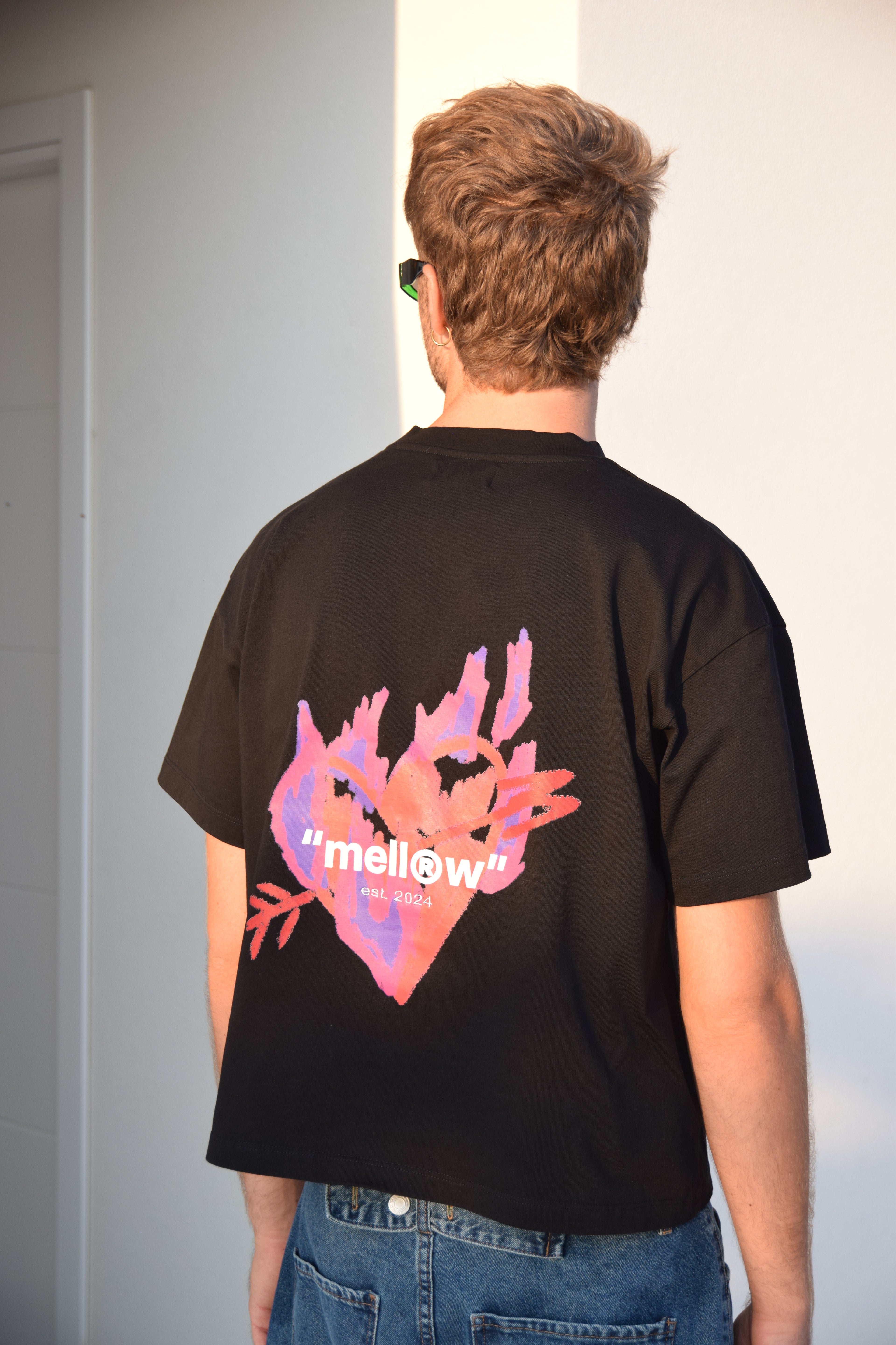 'BurningLove' Black Tee