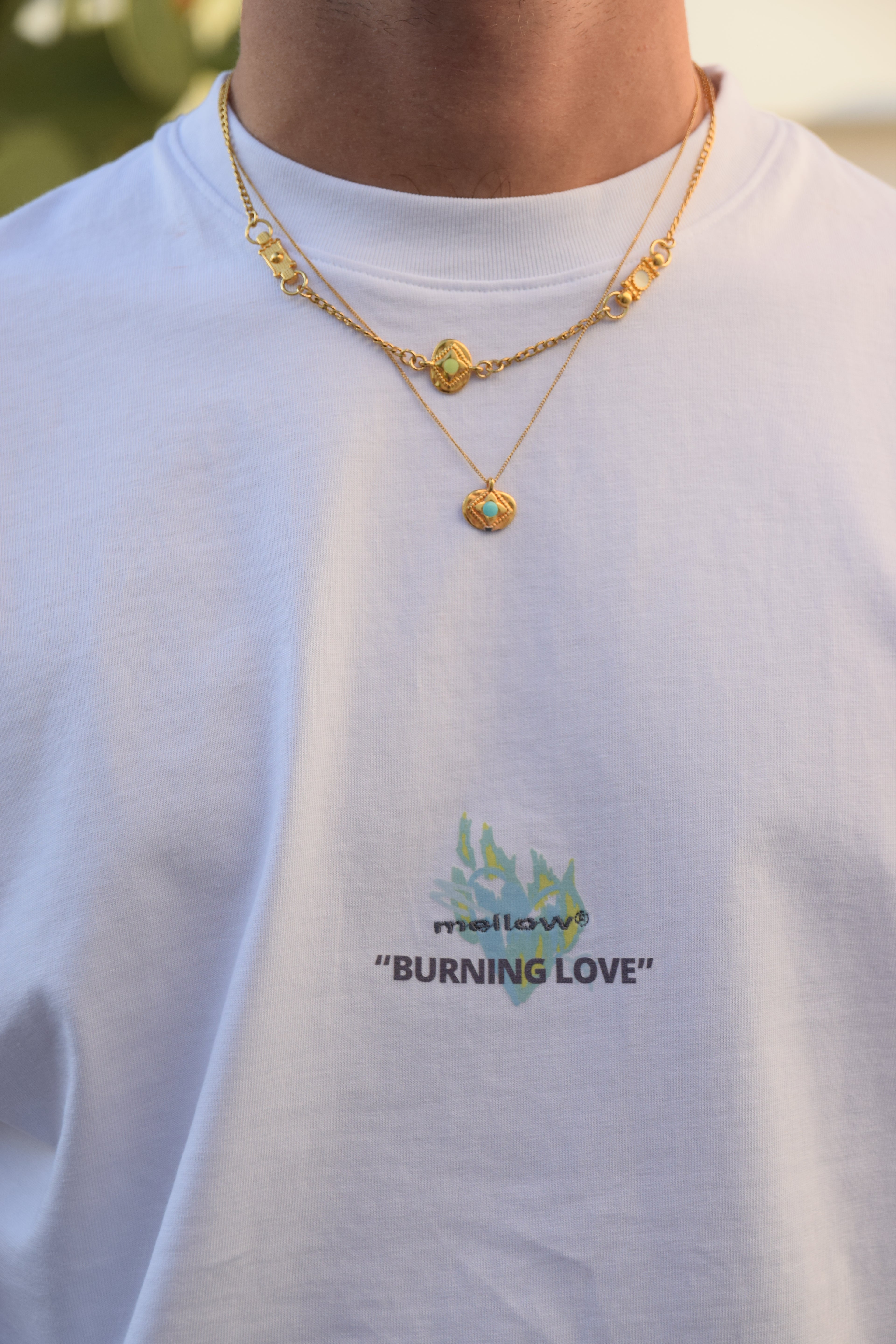 Coin Turquoise Pendant