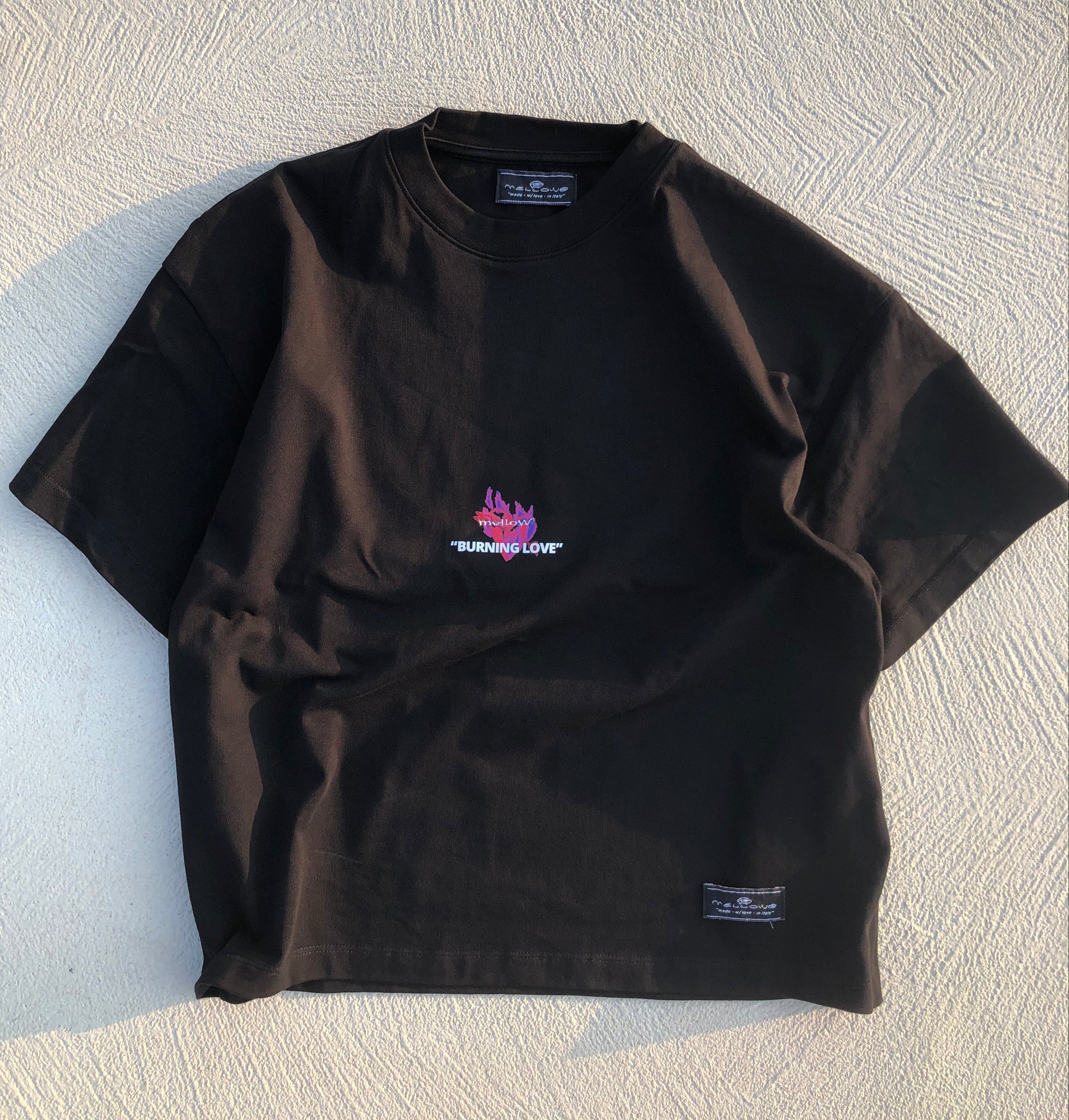 'BurningLove' Black Tee