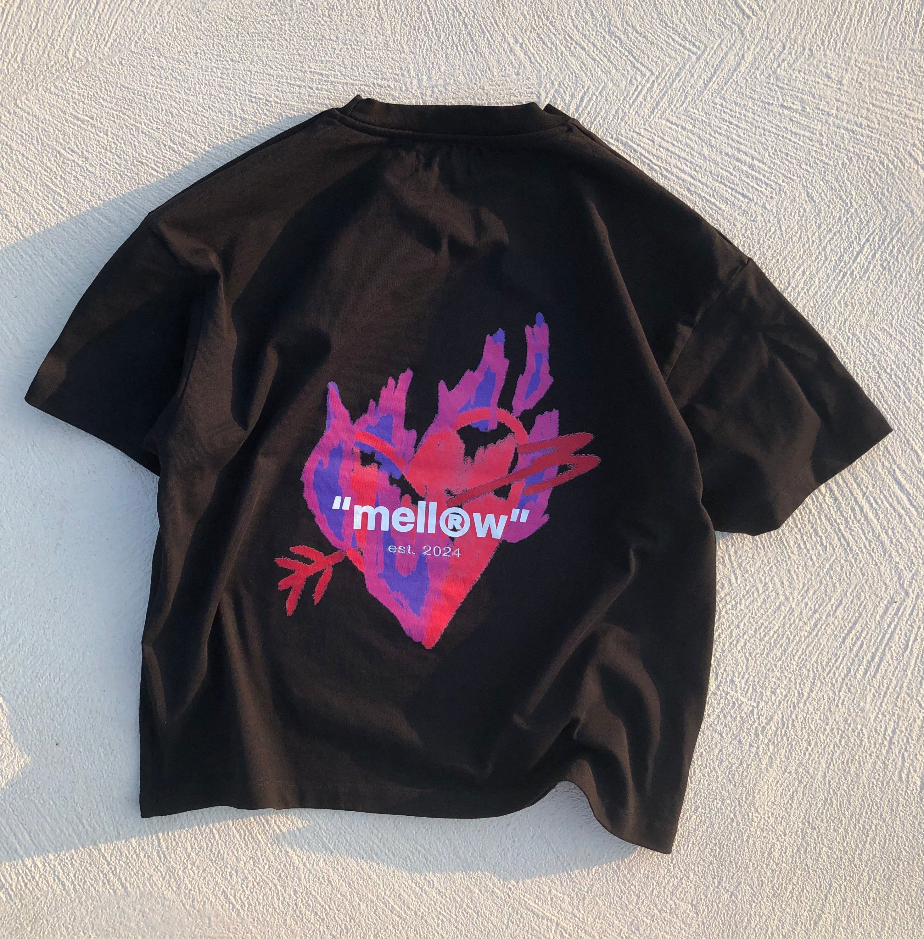 'BurningLove' Black Tee