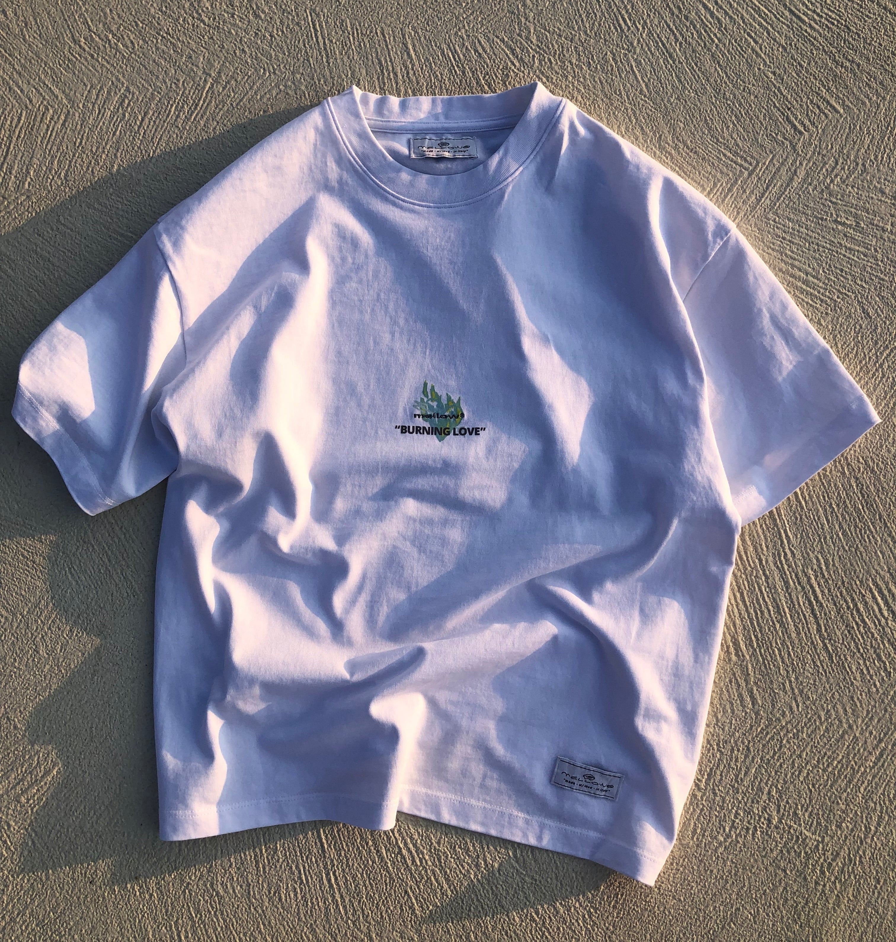 'BurningLove' White Tee