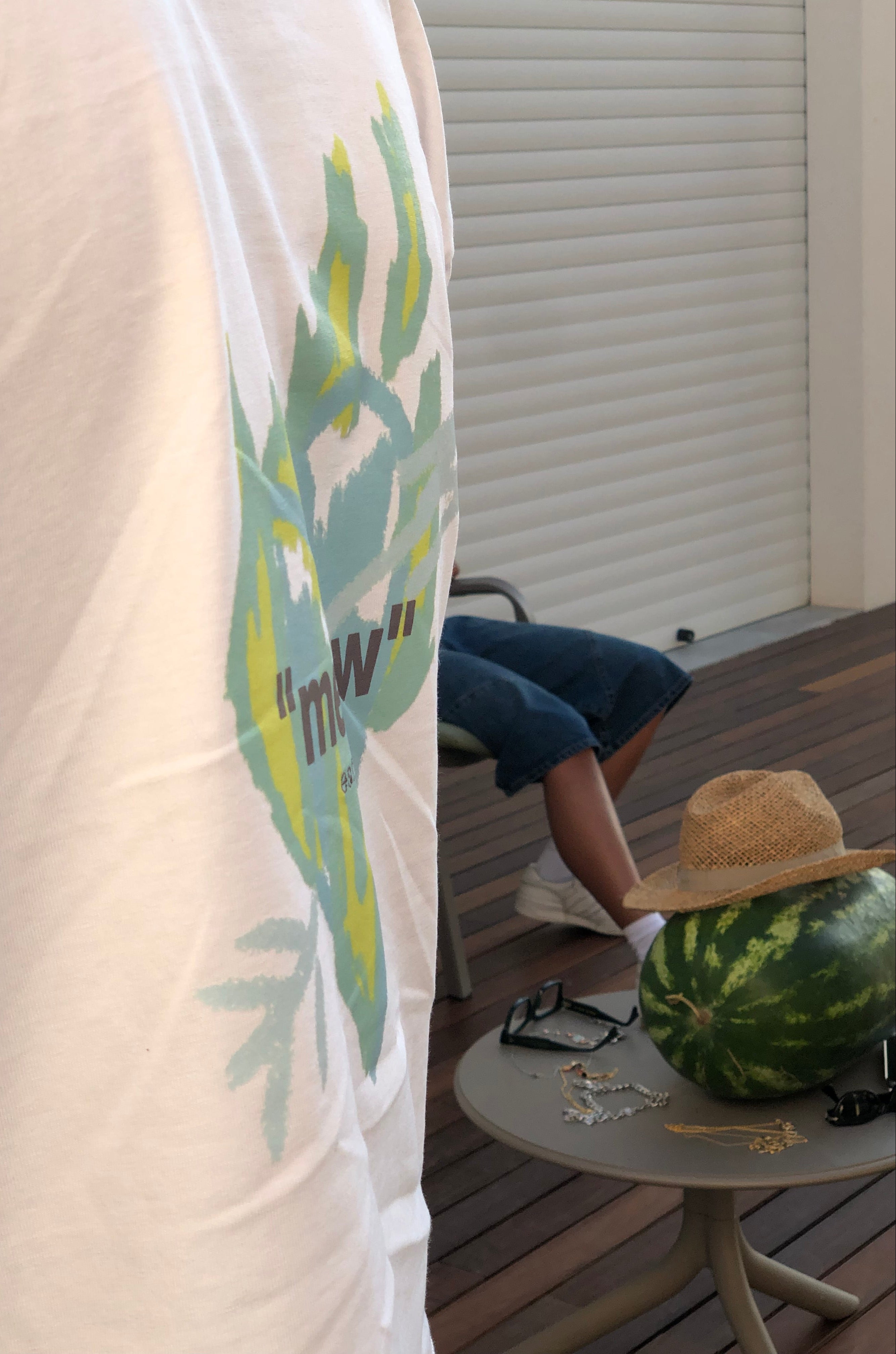 'BurningLove' White Tee